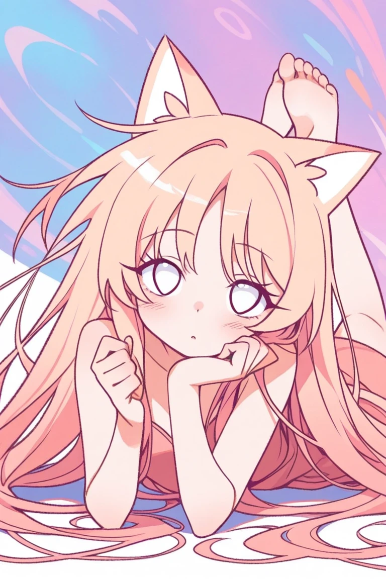 replace her head vith a tv,fullbody in pink jk suit,fullbody