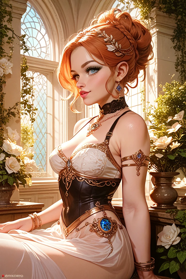 ((masterpiece, best quality)), 1 attractive girl