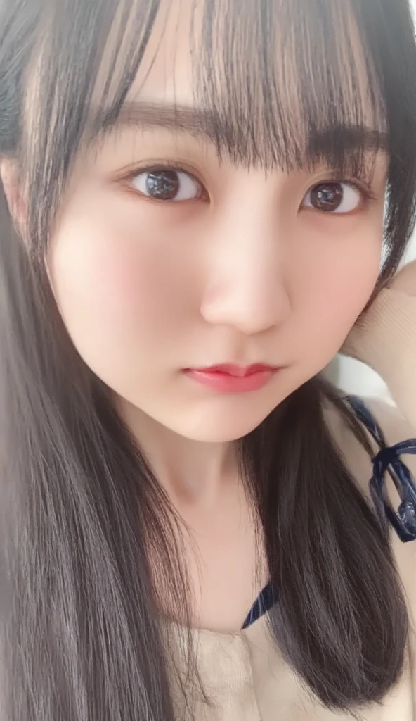 Cute blonde Japanese girl　