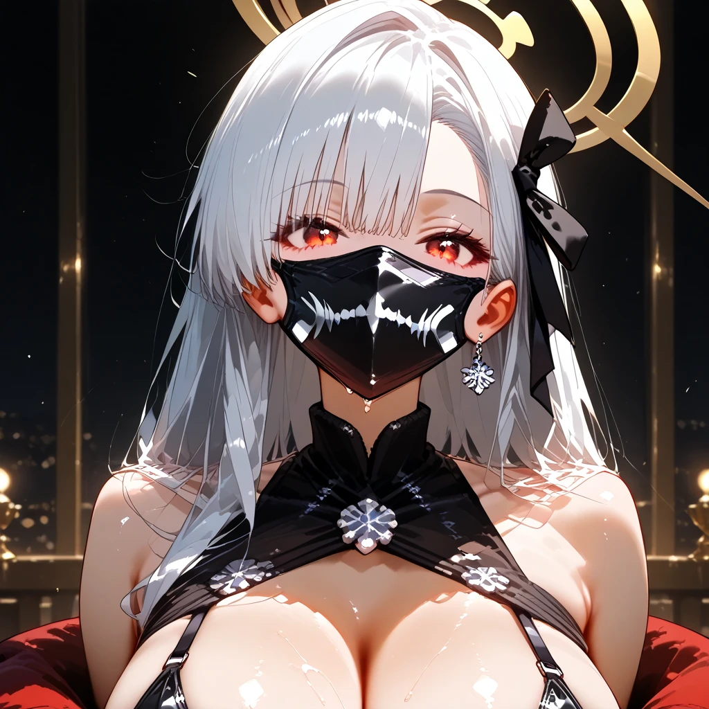 1girl, ahegao, upper body, covering mouth, hand to own mouth,, masterpiece, best quality, highly detailed