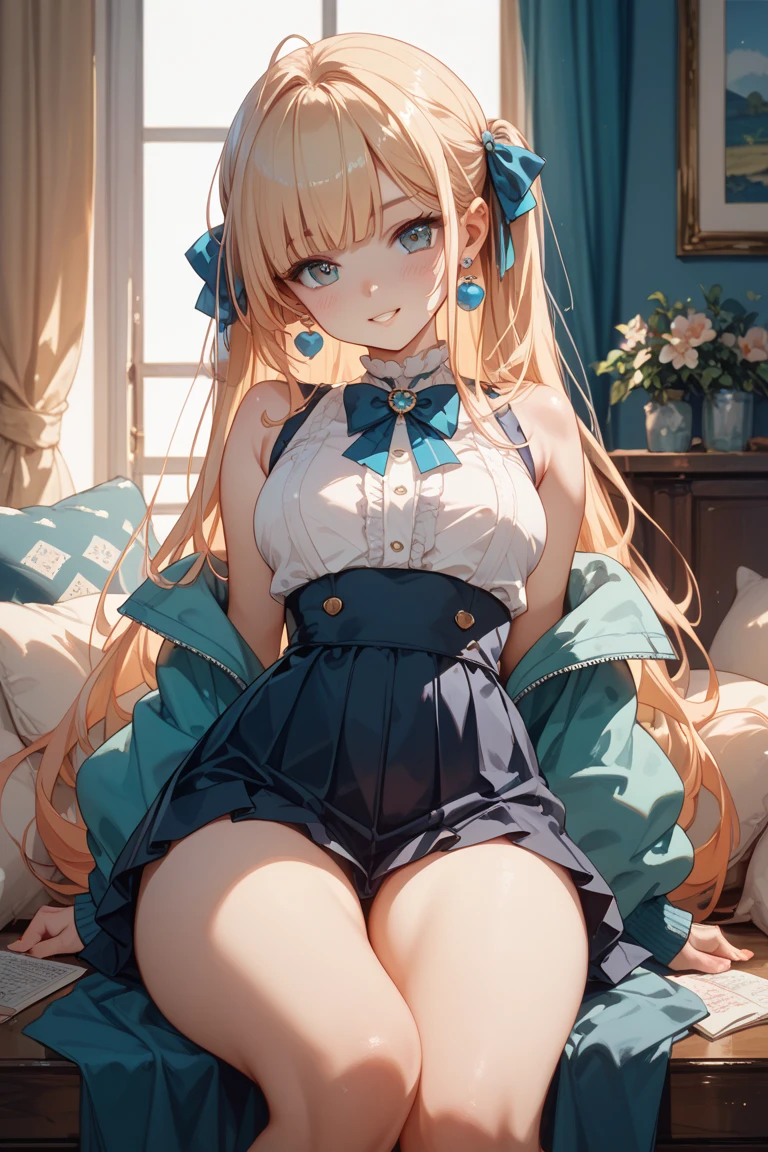 ultra-detailed,(best quality),((masterpiece)),(highres),original,extremely detailed 8K wallpaper,(an extremely delicate and beautiful),
anime,
Alice in Wonderland,1girl blonde straight hair serious stocking sit clocks ( manga-anime , gradient by Yuumei Victo Ngai),(((No Panties))), (((twat))), Open twat,(squatting on,spread legs), (((hair of pubis, Not safe for work))), pubisure, (top-less, small breasts, nipp), ((pussy juice, Sweat, Sweatdrop)), (((spread pussy,Not Safe for Work))), ((ure-thra)), urinates, anus, steam, ((arms behind back)),