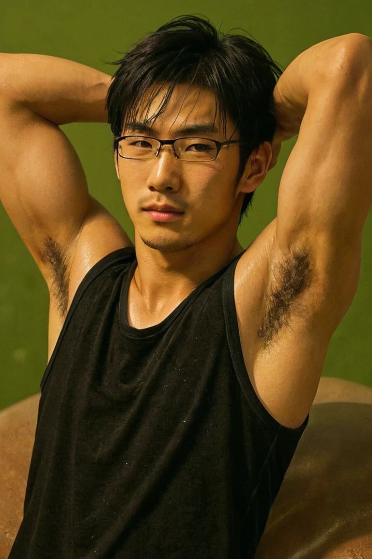 Hairy stomatch, very hairy abs, Anime, Very bushy hairy armpits, hairy pubic, hairy crotch, See through white shirt, Super Realistic photography, PROUDLY SHOWING OFF HIS BODY, white uniform shirt, UNIFORM, Cute teen student Wearing uniform shirt, NO PANTS, DETAILED, sexy student, wearing soaked unbutton white shirt, ABS EXPOSED, Very wet body, very wet, crowded classroom, wearing socks, pantless just wearing soaked white thong, Showing off his very hairy armpits, Slim fit body, teenager, very cute boy face, 17 years old boy, Very young teenager boy, Amazing classroom scenery, in the middle of Crowded classroom, dickprint, Sweat dripping all over the body, Proudly showing off his sweaty very hairy armpits to student in the classroom, The colors are bright and vibrant, enhancing the overall aesthetic. The lighting is soft and natural, casting a soft glow on the boy, don't merge body's, detailed eyes and lips, sixpack and fit body. Image quality is of the highest standard, with ultra-detailed features and a realistic appearance.
