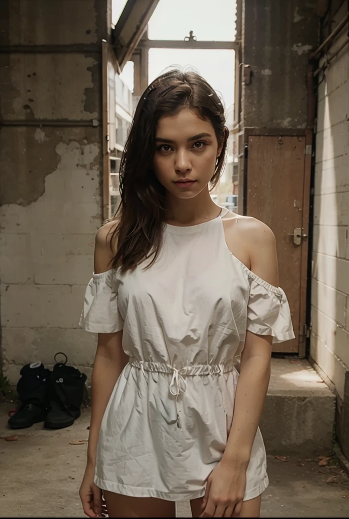 (Masterpiece), (Best Quality), (Super Detail), (disheveled Hair), (Illustration), (One Girl), (Fashionable Clothes), Standing, Fashion Model, (Interview), Finely Beautiful Eyes, Delicate Beautiful Face, Floating, (High Saturation), (Colorful Splash), Colorful Bubble, (Shine), Ponytail, white long Hair, Bangs, Floating Hairs, (Shining), Best Lighting, Best Shadows, sexy, (Floral Sundress), cross necklace, closet