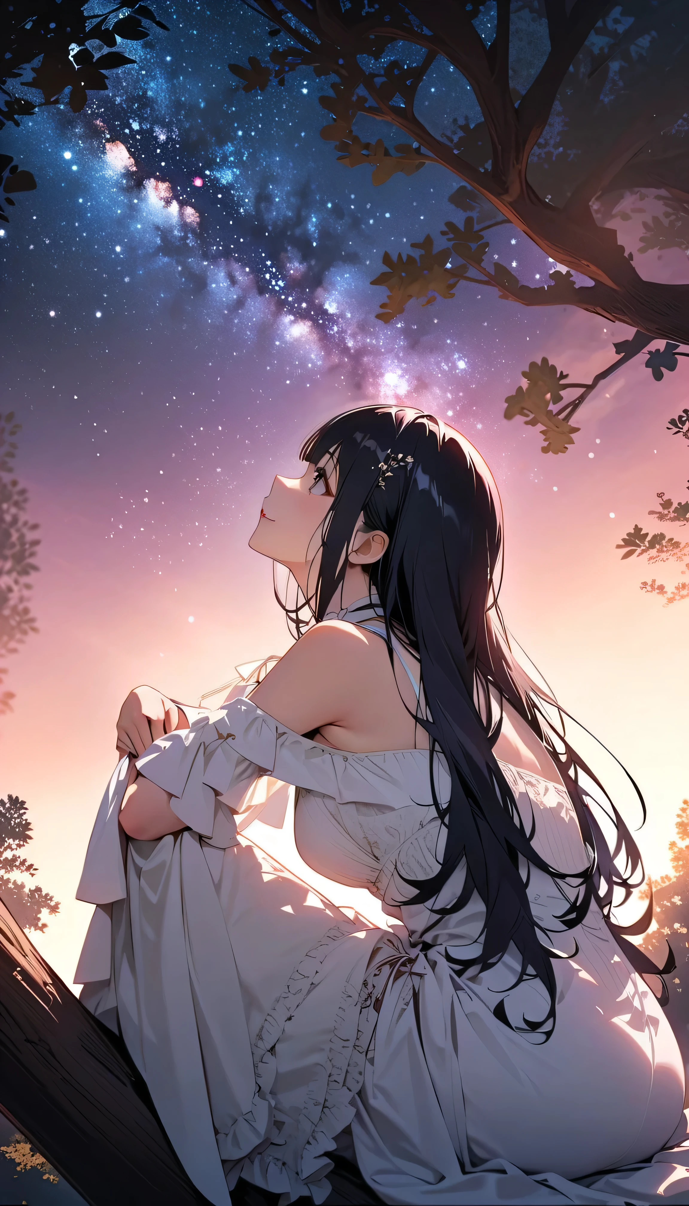 shadowland, Cosmos in the background, A beautiful scenario
