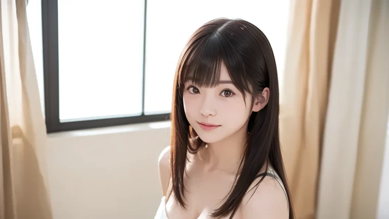 1 top quality girl Very cute beauty small, Bright Eyes Shine, Shine肌 18-year-old, Black Hair Clean and bright appearance, , and a cute Beautiful Bangs Big Breasts School high school Nude Erotica
