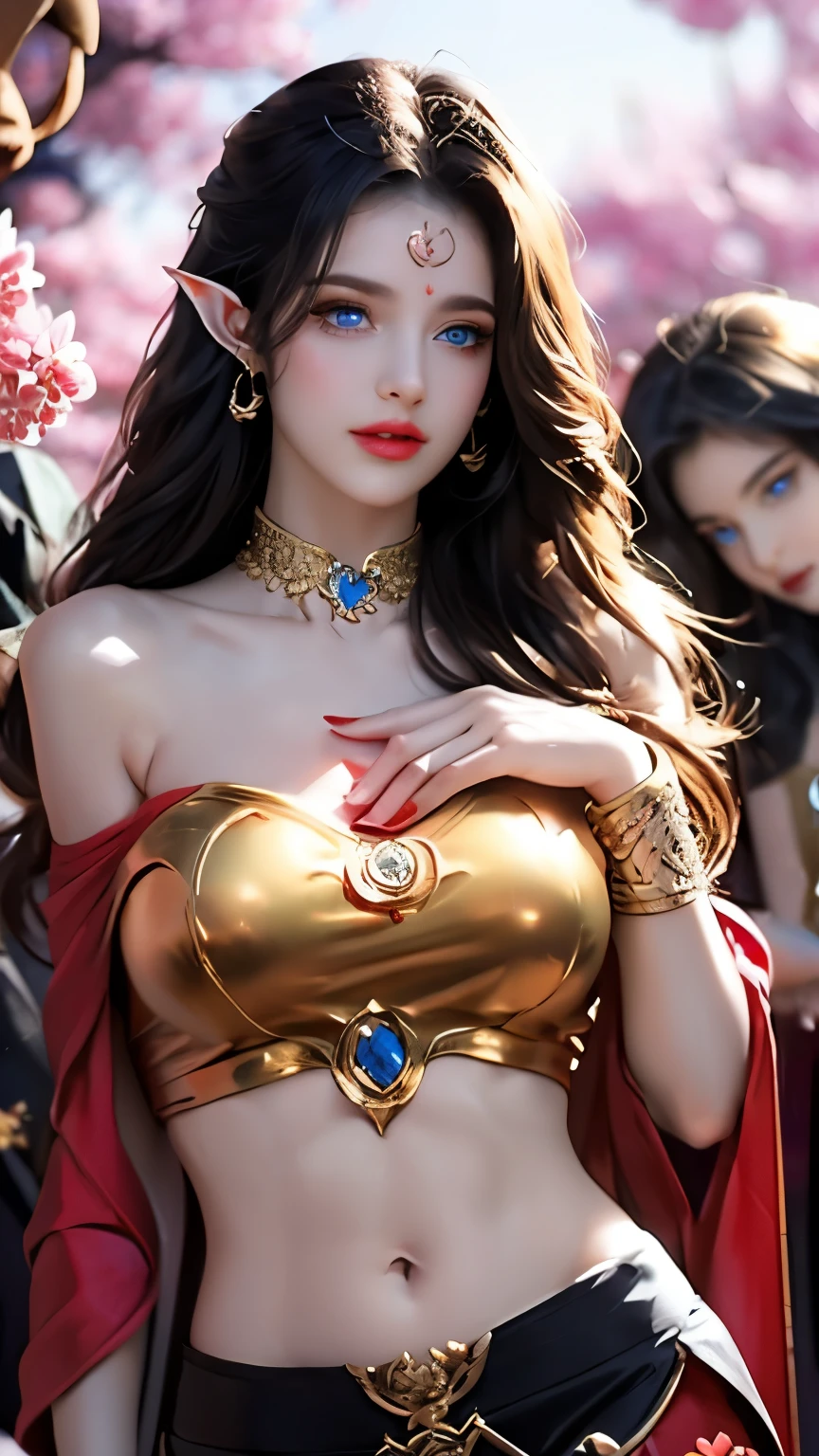 (巨作, Best quality, Realistic),
1girl huge large breasts,(on the St. Peter's Square of Vatican,crowd of), st. Peter's Square of Vatican background,gypsy dress,(Princess Eyes,shiny pupils),Dancing,  Gold, banquet, crowd of, picking up skirt,
[Slight smile],
