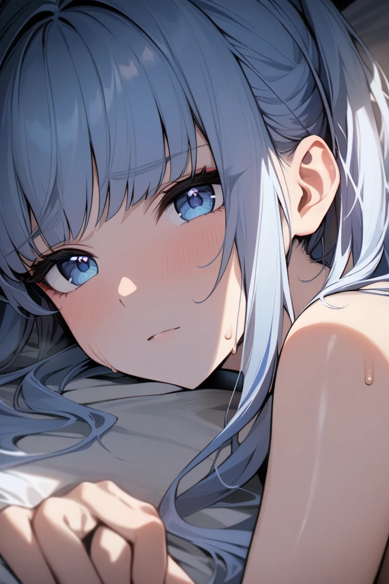 (high quality illustration:1.2)、(Young woman too:1.0)、(single:1.0)、(Clothes with new designs:1.0)、(Clothes designed like the characters in the game:1.0)、(upper body:1.0) 、high resolution、4K:1.0)、light cream colored hair、white dress,young girl,lying on the bed,Transparent background