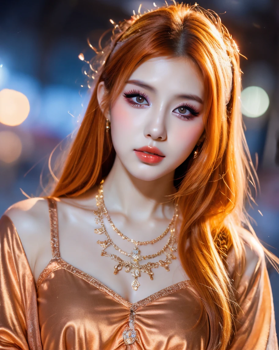 (best quality,4k,8k,highres,masterpiece:1.2),ultra-detailed,(realistic,photorealistic,photo-realistic:1.37),HDR,UHD,studio lighting,ultra-fine painting,sharp focus,physically-based rendering,extreme detail description,professional,vivid colors,bokeh,Yae miko,breathtaking lingerie,seductive beauty,sparkling eyes,mischievous smile,silky smooth skin,flowing long hair,flower petals gently falling around her,sensual pose,faint candlelight illuminating her exquisite figure,soft pastel color palette,golden and blush tones,subtle yet alluring shadows,magical ambience.