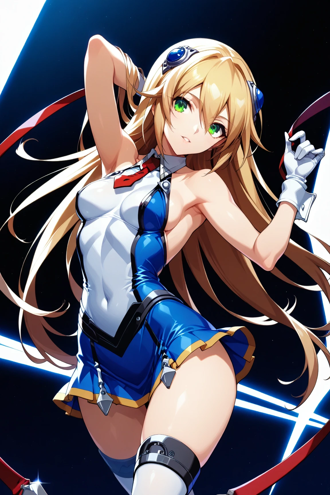((2D beautiful girl、top-quality、Perfect Finger 1.1、Perfect Anatomy 1.1、Dress perfectly、Beautiful illustration))、cute petit girl、(transform sequence)、((Leotard))、14years、a junior high school student、Fractal Art、baby-face、((stright long hair))、beatiful detailed eyes、Show your teeth and smile、glad、Full Body Display、(1人)、(cheer girl)、An unmanned bright dance school、The costume is brightly colored、