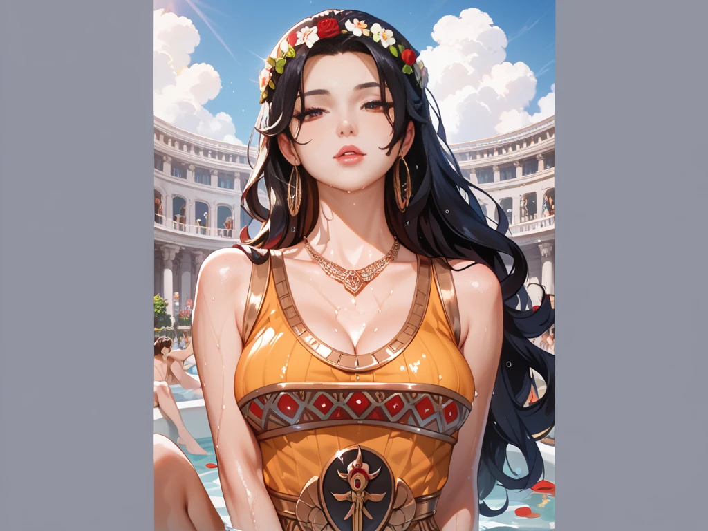 (otherworldly, otherworldly atmosphere, otherworldly appearance), highly insanely detailed, masterpiece, top quality, best quality, highres, 4k, 8k, RAW photo, collar, earrings, jewelry, necklace, armlet, 
(long_hair, long hair, random colors cloth, random colors hair, random long hair, dynamic hair, glowing hair, hair over one eye), 
(eyelashes, eyeliner, eyeshadow, eyelashes), 
pink lipstick, 
makeup, 
((ancient egyptian theme)), golden ornaments, 
1girl, (portrait:0.4), nsfw, 
((desert, Mexico, cacti, underwater)), 
a grove of mechanical trees swaying to the rhythm of coded breezes, (tranquil:0.6), (serene:0.5), 
long messy hair, 
1girl, (from below), 
1girl, solo, see-through, school_uniform, medium breasts, [[nipples]], looking at viewer, standing, cowboy shot, very long hair, <lora:Transparent clothes_concept_v1.2:0.9>, (fantasy world)