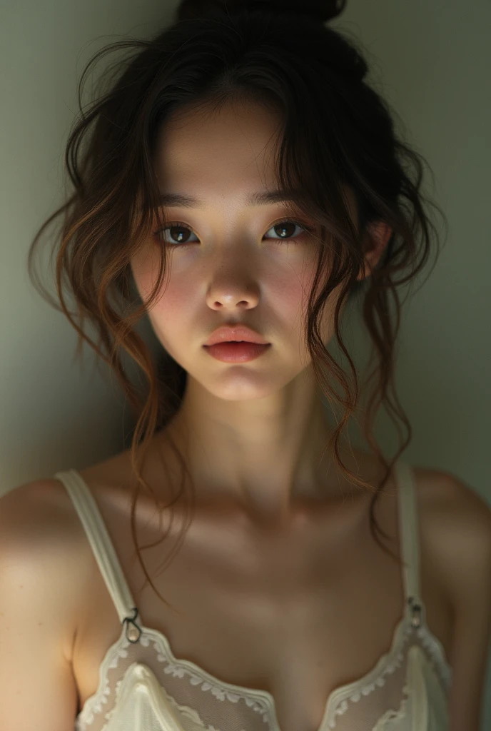 Woman beautiful naked forward facing