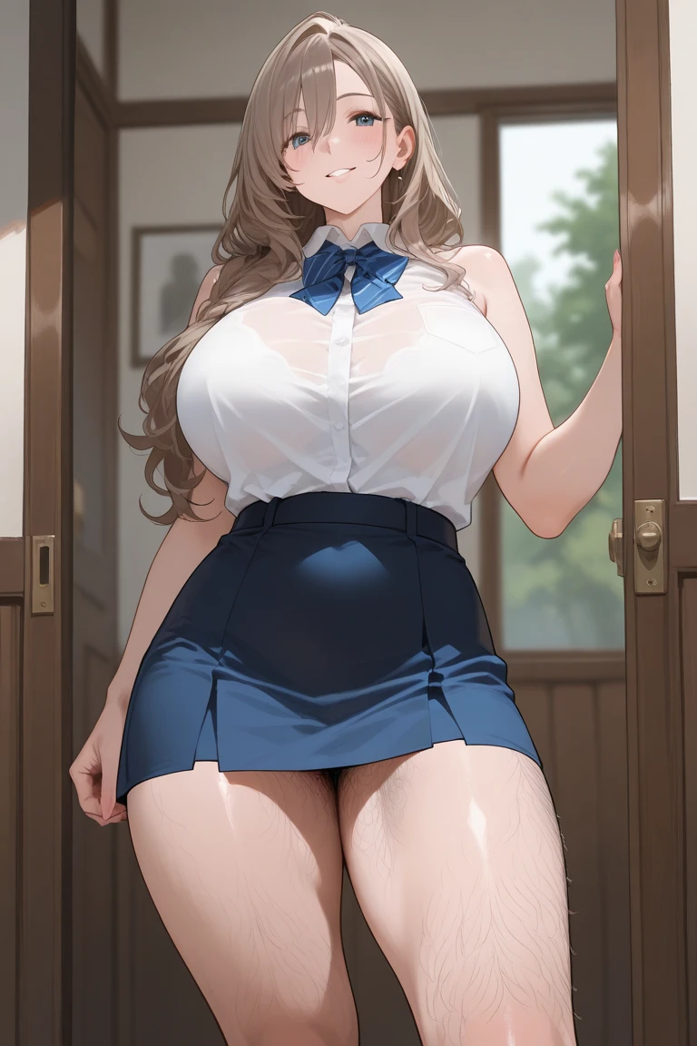 woman, ((Masterpiece, best quality)), full body view, sexy, bursting huge breasts, detailed skin, Anna from Frozen clothes, highly detailed, cinematic lighting, ultra realistic, blush, looking at viewer, anna, anna from frozen, princess, disney, brown hair, long hair, portrait, outdoor, snow, cleavage, large breasts, wide hips, full body view, tall,
skirt, miniskirt, microskirt, pleated skirt, thighs,