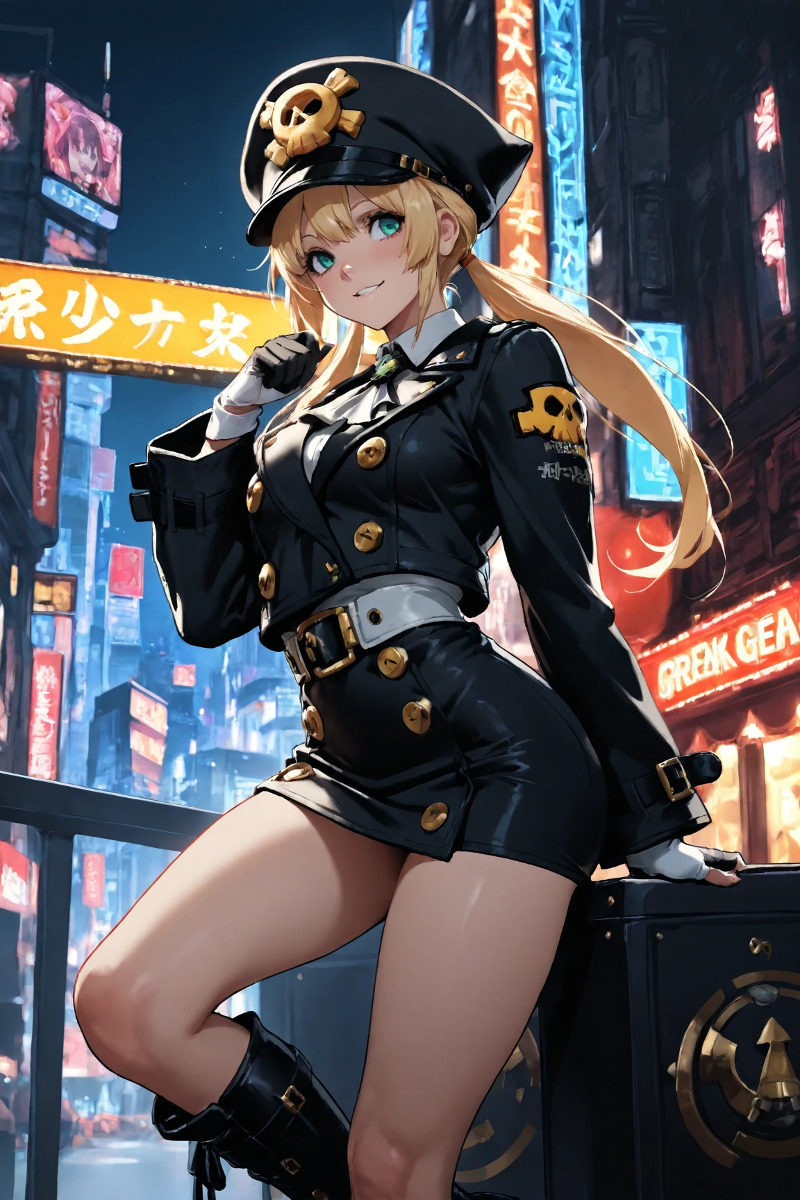 Police caps, latex leotards, police seals, zettai ryouiki, fishnet stockings tights, garter belt,battle,angry
