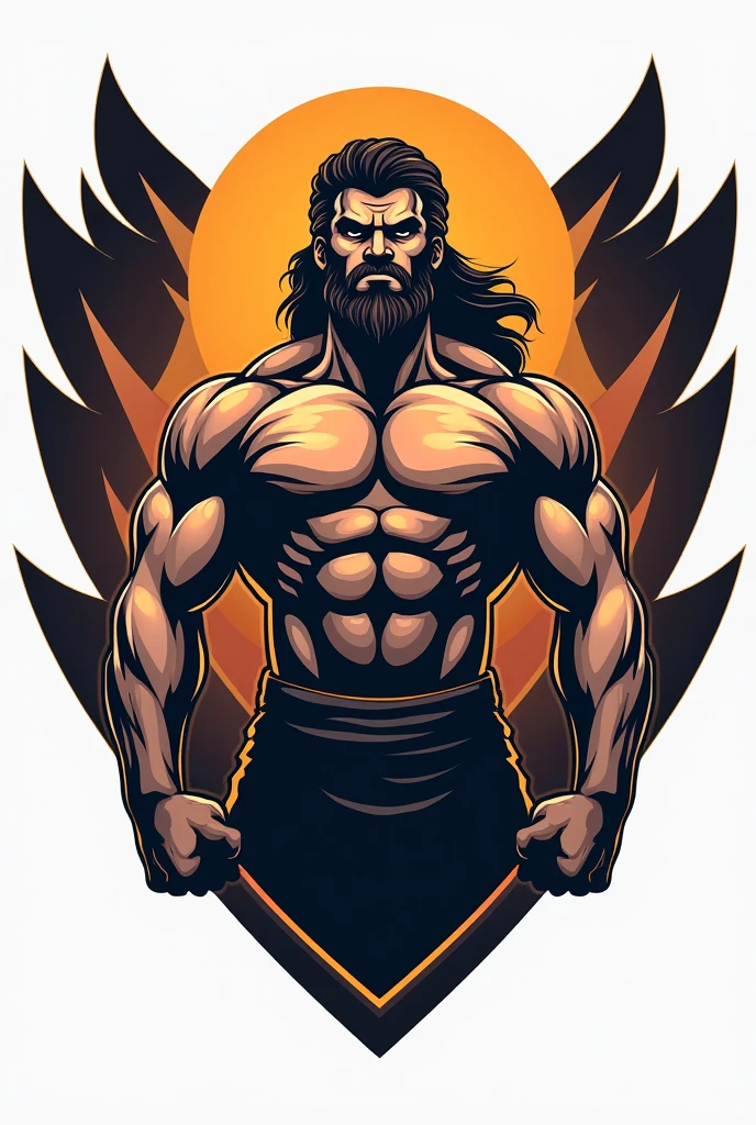 Create a street wear t-shirt design, white t-shirt, with print on the back. The image must be of Jesus destroying Satan, This shirt will be worn at the gym in the oversize size, do a professional job