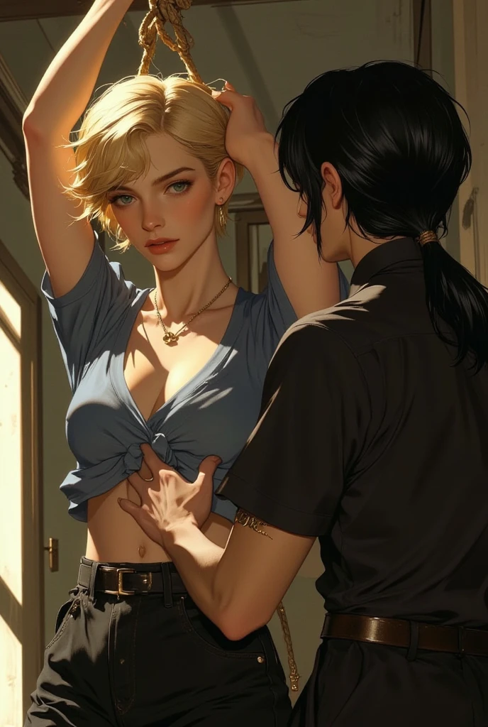 1 girl, queen, open mouth, show tongue, drools, wink, orgasm in elbow gloves, obscene bikini, nsfw slight smile, , sexy pose, pussy, leaning over, back view, looking back at the viewer,. night, city, in room, (insanely detailed, beautiful detailed face, beautiful detailed eyes, masterpiece, Best quality),