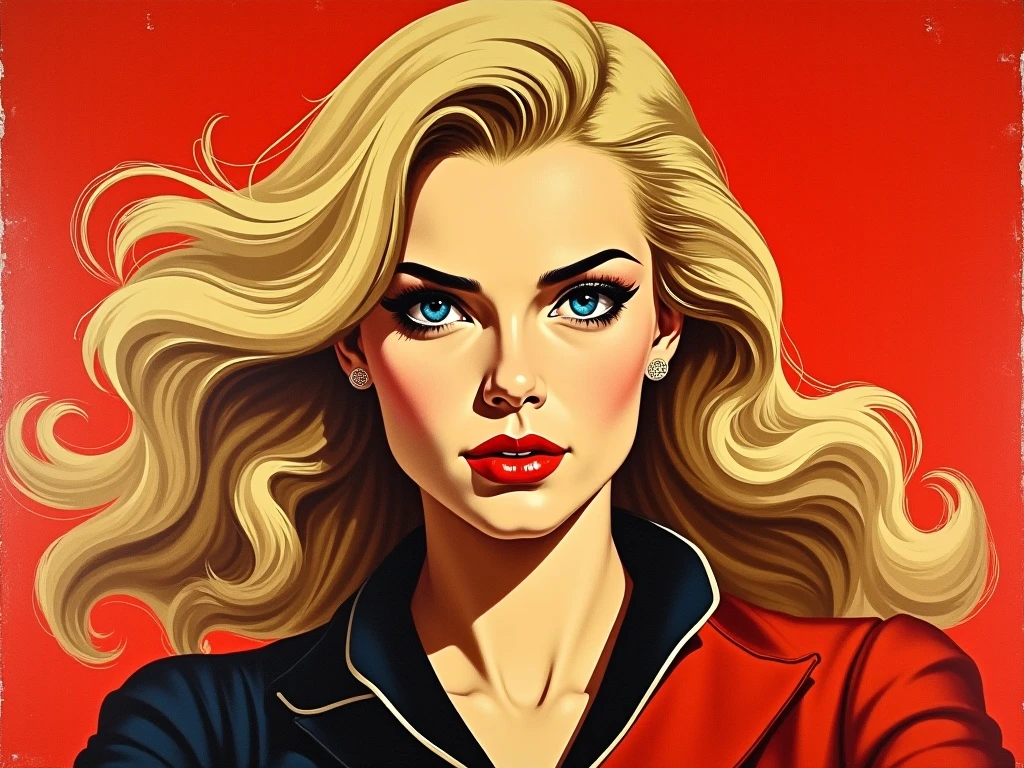 Britney Spears ,Flat comic style,American style
