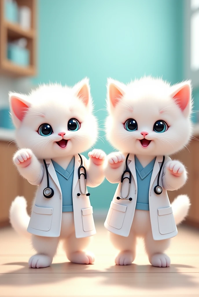 Cat Putting On Brown Jacket, Brown Shoe And Black Trousers Dancing Dj YK Mule Beats Sound