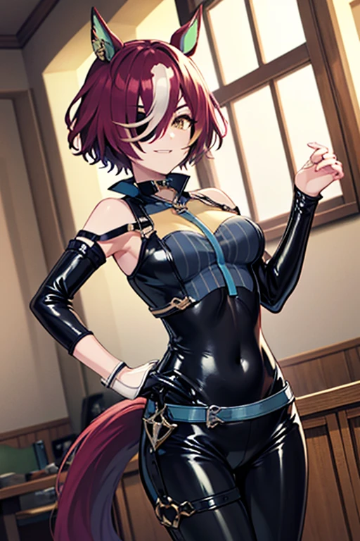 rosaria, rosaria, bags under eyes, hair between eyes, long eyelashes, multicolored hair, (purple eyes:1.1), purple hair, red hair, short hair, streaked hair, (small breasts:1.2), BREAK bare shoulders, breasts, elbow gloves, fishnet pantyhose, fishnets, gem, gloves, gradient, nun, pantyhose, red gemstone, skindentation, thigh strap, tiara, white gloves,lace,
BREAK looking at viewer,
BREAK indoors, church,benches, candles, fire,
BREAK (masterpiece:1.2), best quality, high resolution, unity 8k wallpaper, (illustration:0.8), (beautiful detailed eyes:1.6), extremely detailed face, perfect lighting, extremely detailed CG, (perfect hands, perfect anatomy),from above,upper body.
