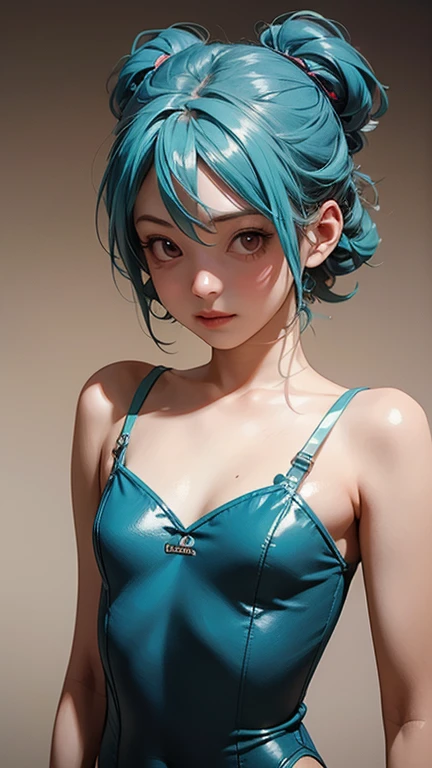 (masterpiece), (Highest quality), (Super detailed),(Disheveled Hair),(figure), (One girl), (Fashionable clothes), Are standing, Fashion Model, View your viewers, (interview), (Simple Background),Beautiful attention to detail, Delicate and beautiful face, floating,(High saturation),(Colorful splashes),Colorful Bubbles,(The Shining), Focus on the face,  ponytail, kamisato ayaka, Light blue hair, bangs, Hair Ring, Floating Flowers, Floating hair, (The Shining), Best lighting, Best Shadow,