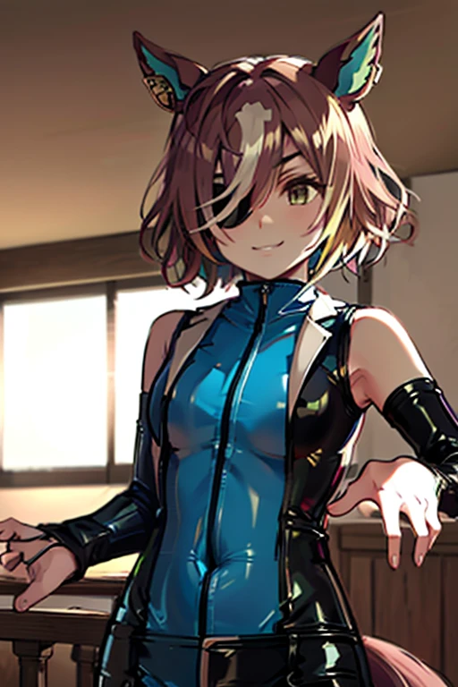 8k, masterpiece, highest quality, best quality, official art, beautiful and aesthetic, extremely detailed, (fractal art: 1.3), colorful, highest detailed, perfect face, upper body, HDR, sexy, wide hips, thicc figure, Detailed face, Detailed eyes, brown eyes, perfect face, perfect eyes, ( 1femboy, 1 female 1girl, trans, futa, futanari, big ass, slim waist, pretty face, long brown hair, sharp jawline, she is sexy, she is beautiful, she has black eyeliner, she has makeup, she has a girly face, she is tanned, she , she is blushing, she wears blush, hips wider than shoulders, slim torso, black lipstic, e-girl makeup, blushing, pretty, sharp jawline, browm eyes, cute, thigh high socks, goth clothes, super hero suit, sexy hero suit, black lipstick, black eyeliner, cute smile, Goth, goth makeup, goth clothes, brown hair, wolf cut, bulge, bulge in underwear, genitalia outline, penis bulge, big julge in pants