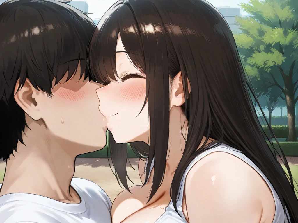 (8k, masterpiece), high resolution, best quality, sophitia, black hair,breasts,long hair,blue eyes, bathing naked in an outdoor onsen, giving a cute and sexy smile, spectacular dynamic lighting, vivid colors, delicate face, detailed skin, detailed hands, detailed breasts, 、high quality、facing forward、Low - Angle、sweat dripping、huge areola、Wet、full of sweat、,Big tits、Orgasm