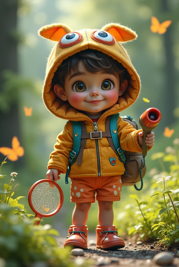 cute baby orange, octane render, unreal engine, highly detailed, intricate