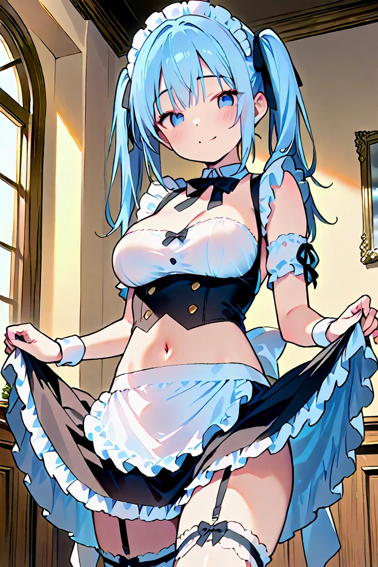 (super fine illustration:1.2),(masterpiece, 8k), (best quality, high quality:1.4), perfect anatomy, hyper detailed, ultra detailed,masterpiece background,beautiful detailed background, v8k wallpaper,perfect design,award-winning art,atmospheric, BREAK, 1 beautiful girl, ( girl),Solo,(Cute:1.5),(Chibi:0.6),(kawaii:1.5),(:0.5),BREAK,(17 years oldautiful girl,Very detailed,colourfull,highest details,Clear skin,Beautiful skin,Shy,Very detailed,colourfull,highest details,BREAK,Clear skin,Beautiful skin,Shy skin,BREAK,(Heterochromia,blue eyes,Green eyes, Eye Highlights,The first hyperfine stars:1.45),star eye silhouette ,BREAK,(pale blue hair, Medium length:1.4),(side ponytail,A little curly hair,Princess Cut, crossed bangs:1.3),(large breasts,Beautiful breasts(best quality face),(Top quality glowing eyes),(The best smile,:D:1.45), BREAK hands in pocket, close-up thighs,
Tejano Ranchera Fusion,
Embroidered blouse featuring bright floral patterns,
Denim skirt with embroidered details for a modern twist,
Playful mix of traditional and contemporary elements,
Classic cowboy boots with decorative stitching,
Silver concho belt as a statement accessory,
Layered silver jewelry for a ranchera vibe,
Sun-kissed makeup with warm tones,
Loose waves or natural hairstyles for a relaxed look,
Serape or poncho as an additional layer for cooler evenings, BREAK indoors, living room, BREAK,wakame,wakame,wakame,(from below,cowboy shot:1.5) , hanging breasts, nose blush, heavy breathing, steam, ((:o):1.2) BREAK,(Blurry background:1.3),(absurderes, hight resolution, Super Detail Art),cel shading,Clear Color, Lonely optical effect, Beautiful pictures, Bright glow, mystic atmosphere,(Close-up of girl:0.8), Mystical light particle effect,manga influence, clean line drawings