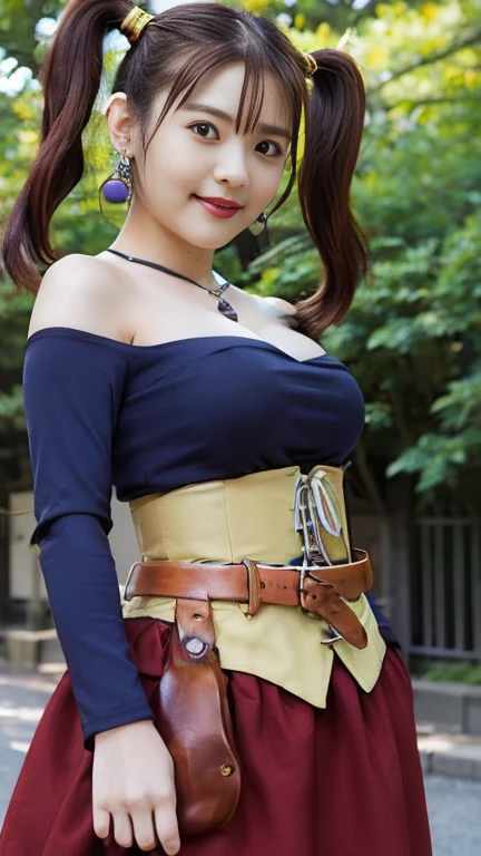 beautiful girl, 
((Princess Alina in DQ4)), ((Blue tricorn hat)), ((Dark orange hair)), (Shoulder-length hair), Fluffy hair,  (Blunt bangs), (Blue scarf), ((thin)), 
(BDSM,Slave Collar,Slave chains,Rope Bondage,shibari:1.5), ((Yellow mini skirt)),
smile, Open your mouth, Looking into the camera, Apply blush all over the face, Full Body Shot,