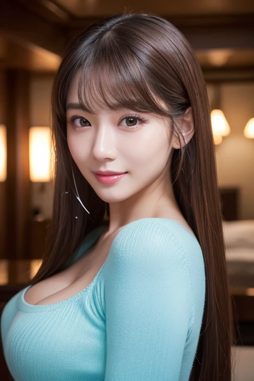 ((highest quality, 8K, masterpiece: 1.3)), concentrated: 1.2, Cute girl 1,nipples erect、Braless walk、 perfect beauty: 1.4,hoodie: 1.2,long sleeve、randal color、comics&Text Graphics、Short sleeve pajamas,1.1, Highly detailed face and skin textures, fine eyes, double eyelid, whitening skin, ,highest quality,ultra high resolution,you,1 girl,alone,_shiny_skin,black eye,necklace,((Brown_length_wavy_hair)),(lips)),eyelash,front hair,deal with,compensate,shiny,pore,skin texture,big breasts、smiling face、living、