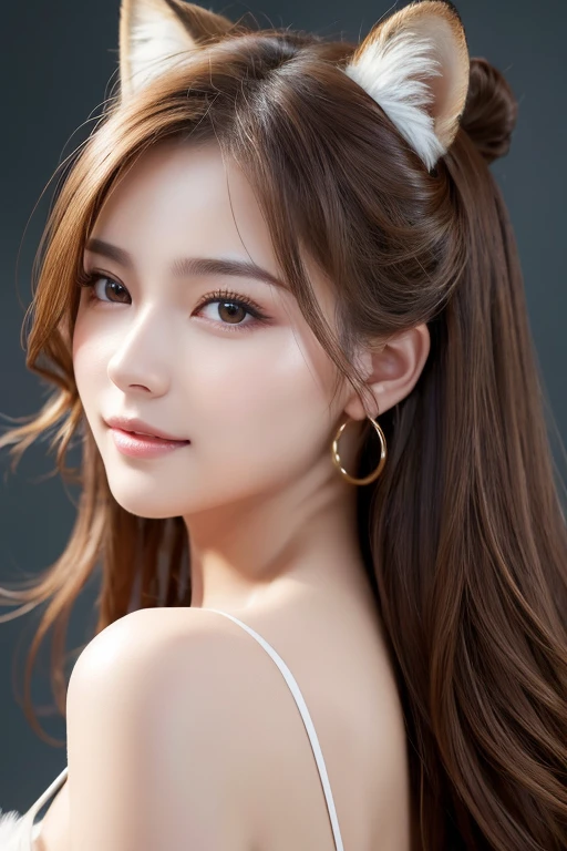 ((best image quality, 8K, master piece:1.3)), 1 girl, Beautiful woman with slender abs:1.3, (Casual hairstyles are also perfect:1.2), low cut bra,extra large size,Extra-fine face, detailed eye, double eyelid,smile,Home,numbers are very bad,small small waist,overtake,close,close chest,white skin,The background is casual,close Shot Shot