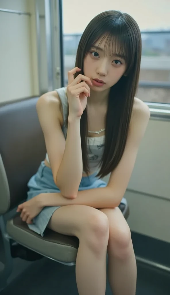 20yo woman,shades,pastel colour,hight contrast,Natural skin texture,ultra-realistic realism,the soft light