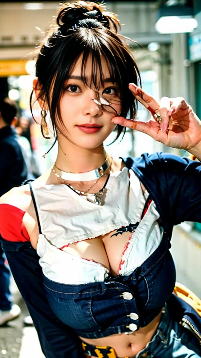 arafed asian woman in overalls posing for a picture, beautiful asian girl, 奈良美智, sexy girl, asian girl, girl cute-fine-face, cute girl wearing tank suit, japanese model, sakimichan, attractive girl, korean girl, good young girl, young pretty gravure idol