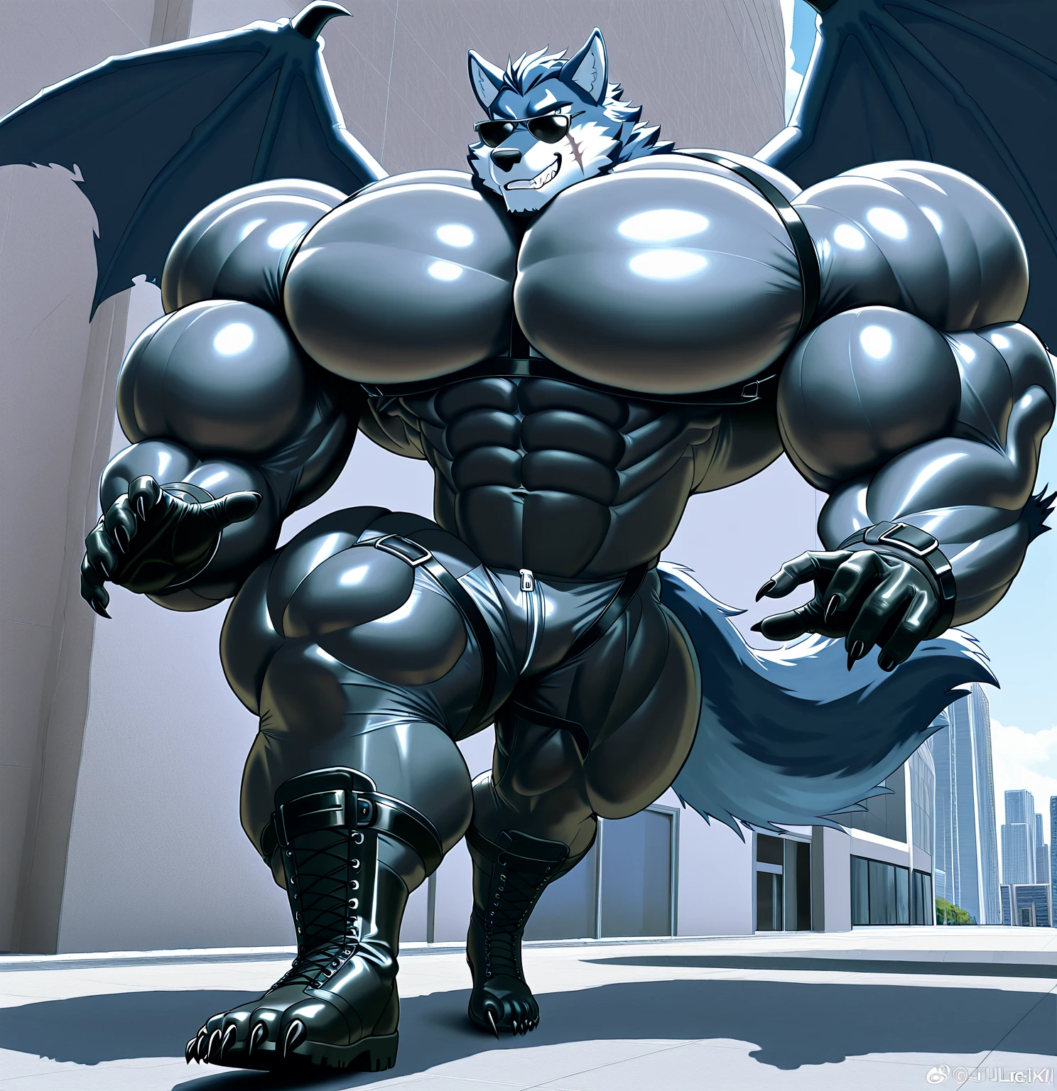 NSFW, Beast King Chronicle, sega, GAME, Alterd beast, Werewolf, Grey Skin, All Grey, (god rays:0.15), kemono (detailed soft fur:1.1), best quality, ultra realistic, 8K), (kemono:1.5), (only:1.5), (male:1.5), muscular, (glowing red eyes1.2), veiny muscles, bulging muscles, wide chest, thick thighs, thick arms, popping veins, looking directly at viewer, (direct gaze:1.5), highly detailed eyes, alluring gaze, powerfull strong mighty, Monster, giant, handsome alpha male, wide thick chest, large pecs, large biceps, abs, large shoulders, thick legs, , Big muscles, Muscle growth, Bodybuilding, R-18, Big arms, reg, Big reg, muscle reg, sprelk up, Growth, bodybuilder, Hyper muscle, full body shot, Hyper cock, Big cock,anoid penienis, big peniser penidominal mus Hyper abdomiuscles, Growth muscle, Power up, definition, Big Abdominal muscles, Abdominal muscles, muscle, Big cock, All Nude, Nude, Completely naked, nudodybuildinodybuig Pose, big wingsy Grey , Only, Tail, tail, wing, Back Wings, Roar, roar