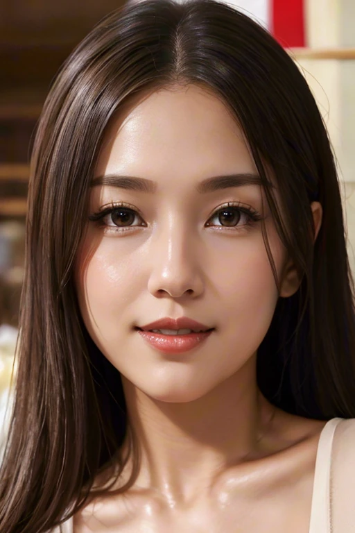 dressed, (photo realistic:1.4), (hyper realistic:1.4), (realistic:1.3),
(smoother lighting:1.05), (increase cinematic lighting quality:0.9), 32K,
1girl,20yo girl, realistic lighting, backlighting, light on face, ray trace, (brightening light:1.2), (Increase quality:1.4),
(best quality real texture skin:1.4), finely detailed eyes, finely detailed face, finely quality eyes,
(joy, blush), (tired and sleepy and satisfied), face closeup, t-shirts,
(Increase body line mood:1.1), (Increase skin texture beauty:1.1)