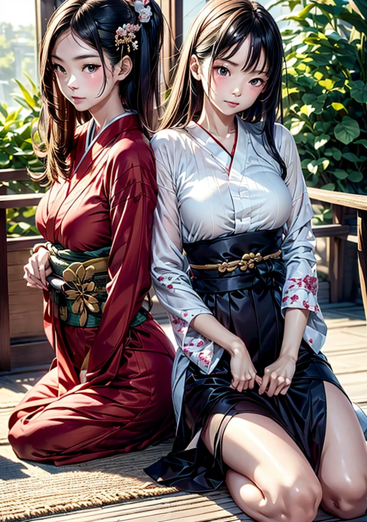 (top-quality、​masterpiece、very high res、An ultra-high picture quality、High quality pixels)、(1girl,She is an extremely beautiful woman、and she is 20 years old、1 person、Single、独奏:1.5)、(She is a very beautiful woman with a beautiful face)、(Beautiful face written in detail,Beautiful body,Eyes with a strong will,Beautiful eyes,Beautiful hair,Beautiful skin texture)、(Beautiful hair quality,Variety of hairstyles)、(Slender body and beautiful breasts)、(Lovely smile,Open mouth)、(Beautifully colored long-sleeved kimono,Furisode figure,Furisode wearing,adult-like),(model poses,modelshoot,Magazine shooting,Hair flutters under the influence of the wind),The wind is blowing、Beautiful Art Style,an animated character、(The whole picture、Detailed picture、accurate anatomy、Defect-free images、extremely detailed picture、Accurate images、image perfect)、(Best Shot Photo 1.2)