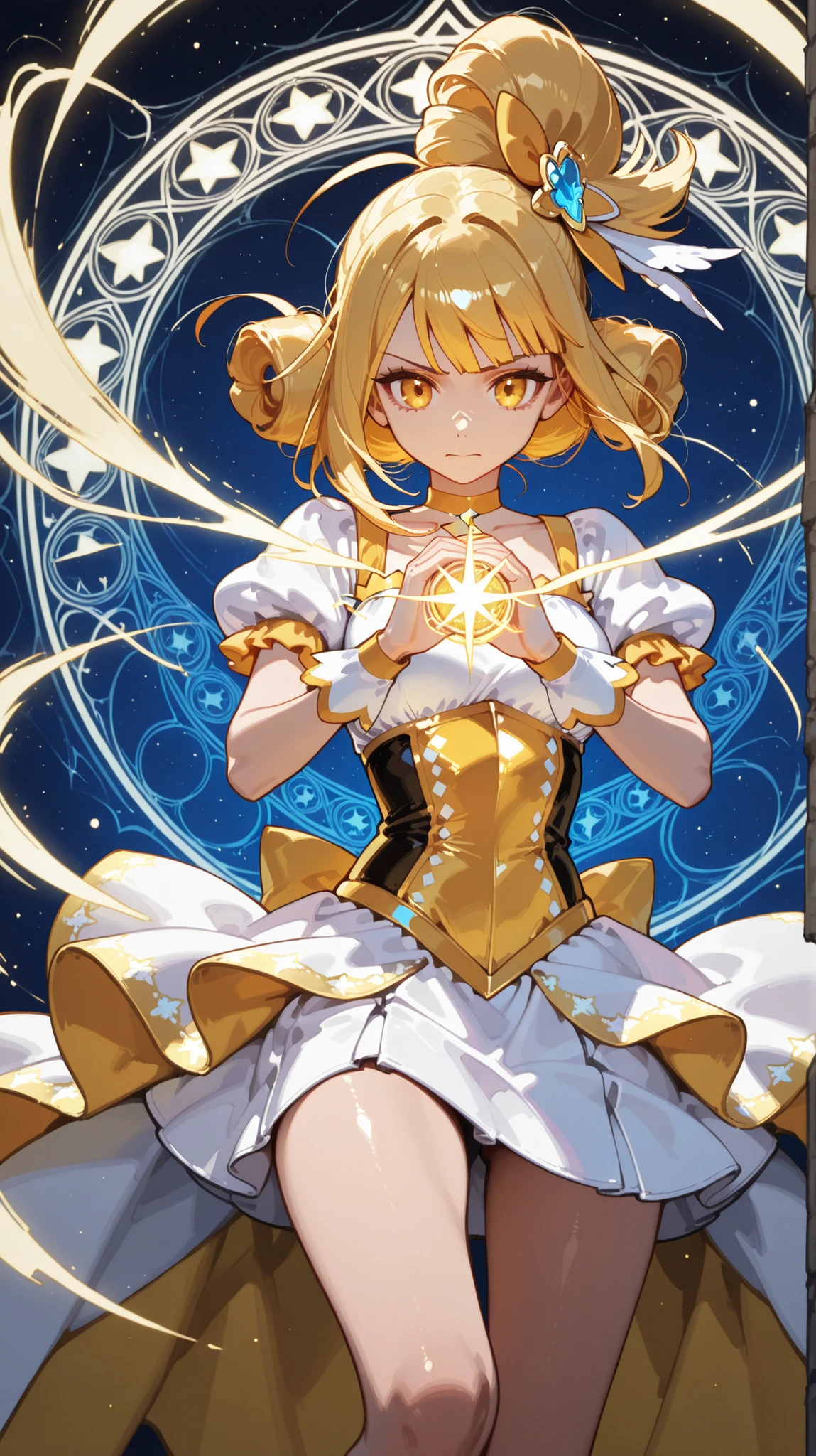 Bitcoin coin, anime girl