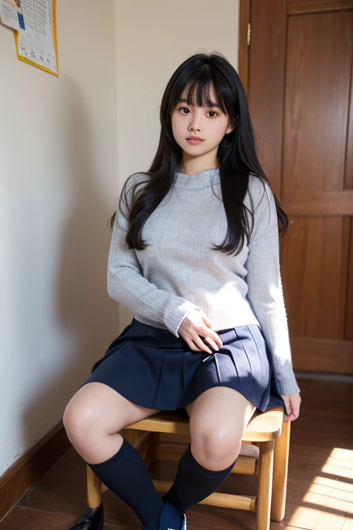 (Highest quality,4K,8K,High resolution,masterpiece:1.2), Very detailed,(Genuine,フォトGenuine,写真Genuine:1.37), Luscious aroma, luxury, Beautiful legs, Glamorous silhouette, Attractive frills, with subtle floral patterns, Boring Tone, Camera flare effect, Beautiful light and shadow, firm hips, The entire show is shot from a low angle, Elegant Style, Vibrant colors, Sharp focus, Smooth skin texture, sexy charm, Camera zoom in effect, Smooth skirt movement, Strong and beautiful posture, Fluffy skirt、Short coat、Close-up of legs and groin、Angle from leg to crotch、{{Angle above the foot}}、{Very low camera angle looking up from the calf, Exposing the inside of the skirt}、{Panties under skirt}、Panties under skirtが見えている。