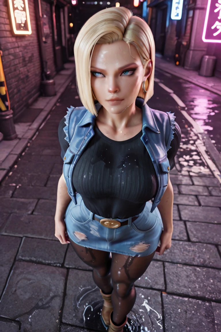 best quality, masterpiece, (photo realistic),extreme realism, milfpeaches, detailed face, (pinup girl pose)1.3, score_9,score_8_up,score_7_up,source_realistic, 1girl,  (asymmetrical hair-length bob haircut), platinum blonde hair, diamond earrings, diamond choker, (braless see-through cropped top), large natural breasts, (sexy belt) ((tight) (black micro-skirt)), red thong (cameltoe)1.2, (black tights, stockings)1.3, high ponytail, cloud, highleg thong, (amazing panorama, blue sky), thick toned thighs, toned legs, outdoors, day, sky, normal angle, (multiple view:front view), uncensored