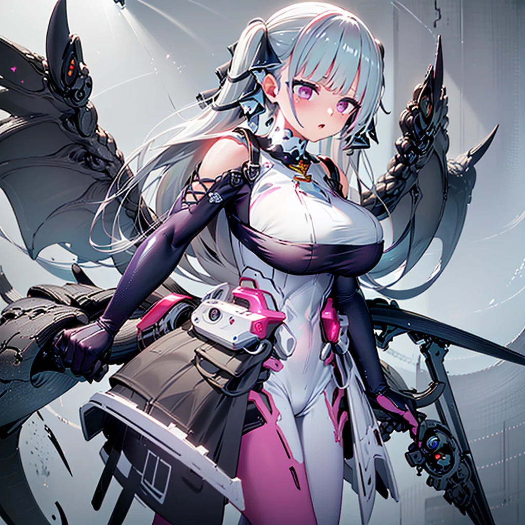 (masterpiece, best quality, ultra-detailed, best shadow), (detailed background,dark fantasy), (beautiful detailed face), high contrast, (best illumination, an extremely delicate and beautiful), ((cinematic light)), colorful, hyper detail, dramatic light, intricate details, (1 girl, solo,black hair, sharp face,low twintails,red eyes, hair between eyes,dynamic angle), blood splatter, swirling black light around the character, depth of field,black light particles,(broken glass),magic circle,