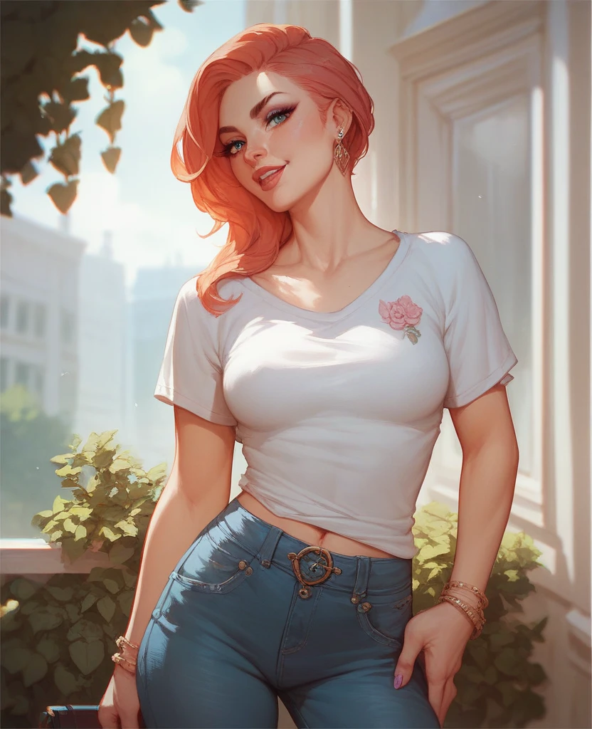 ,Kirschblütenwald, (high detailed:1 1), Rough face, natural skin, High quality, NSFW, curvy, big ass, Naruto Sakura,A pink-haired,short, detailed hair,green eyeig boobs:1.2),(Off-the-shoulder clothing:1.5),Leaving the shoulder,(smil:1.2),Be red in the face,(Cleavage:1.4),sexy figure,Perfect body,gorgeous eyes, (detailed face and eyes), (The face: 1 2), Noises,extra, Real photo, ..................PSD, Lamp film photography, keen focus, High-contrast lighting, delicate skin, High Resolution 8K, Insane Detail, realisti, professional photoshoot, 8K UHD, SLR camera, Soft lighting, High quality, filmgrain, Fujifilm XT3,magica,Particle FX,red tanktop,skinny jeans,from the back,perfect ass