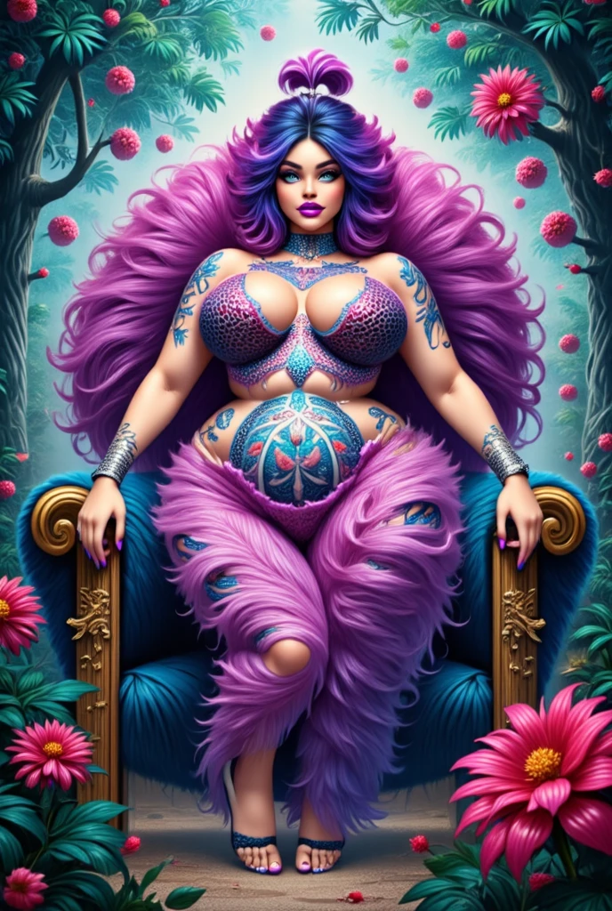 Masterpiece, Best Quality, Graffiti Goddess, Girls, Slender, Rainbow Color Eyes, Hair Color, Iridescent, Long Hair Spreads, White Skin, Graffiti Tattoo, Voluptuous, Thick, Curve, Erotic, Cute, Sexy, Near Future, Bikini, Exposed Skin, Night, Psychedelic, Trip, Highly Colored, Paisley, Extreme Color, Mandala Theme, Open Legs, Eye Shadow, False Lashes, Blushing, Smile, Full Body