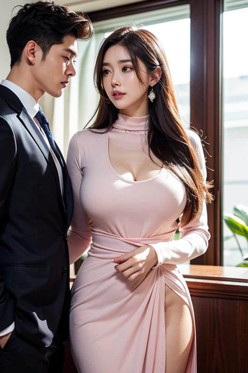A man and a woman grope each other&#39;s sensitive parts in bed, naked, age difference, difference in appearance, trang phục cổ trang nóng bỏng, antique hairstyle, body, ((18 year old Asian man, youthful, muscle, 6-pack abs, broad shoulders, eo hẹp, handsome masculine face, nude (((((extremely detailed)), Great, Tighten the girls&#39; chest, kiss the woman)), ((40 year old girl, body mũm mĩm, body, nude (((((Chi tiết cực đoan)), ngực cực to, blush, xấu hổ, happiness, manifestations of fear, tình dục, âm đạo hồng hào)), body đầy mồ hôi, body phủ đầy tinh dịch, make love, body ướt, 40 year old woman, chàng trai 18 tuổi, Face details, thực tế, 40 year old woman, 40 year old woman, Sexy outfits
