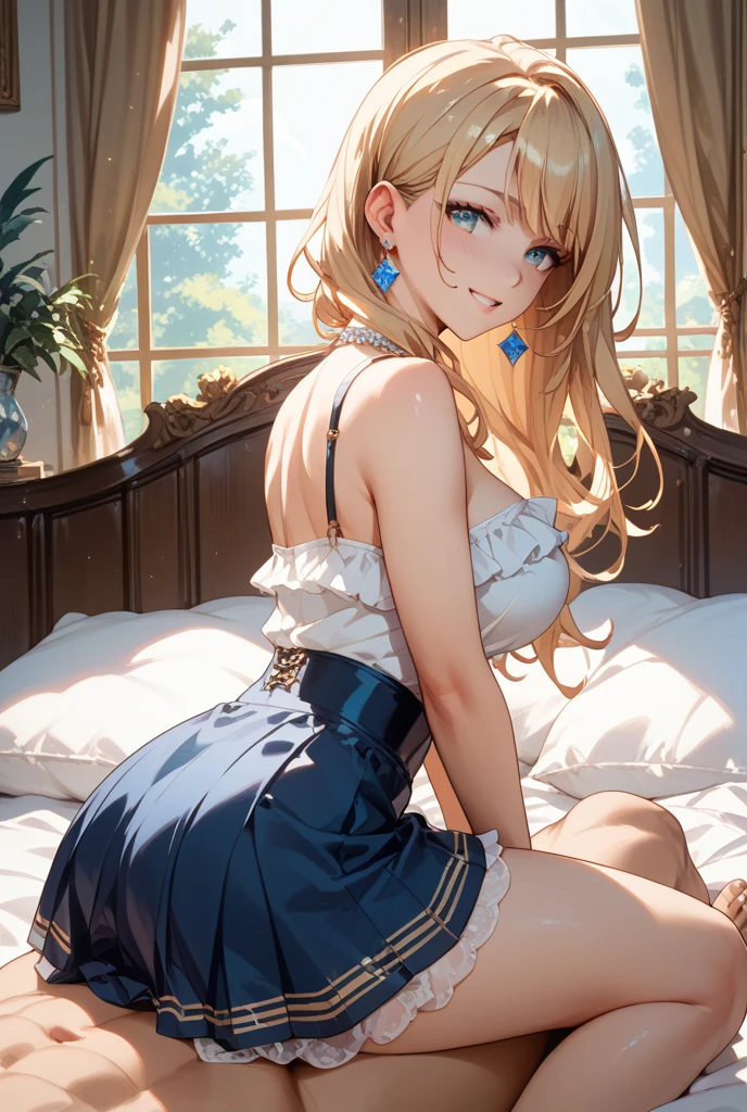 hight resolution, top-quality, ultra-quality, The ultra-detailliert, lighting like a movie、full of sweat、Wearing sweat、((((sexy idolmaster cinderella girls princess))))、、、(My whole body is sweaty、after sex、show off your pussy、not wearing underwear、accurate anatomy、 on body、beautiful nipples)、Obscene atmosphere、Front Camera Angle