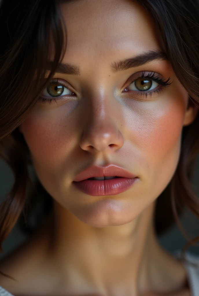 1girl, extremely detailed face, beautiful detailed eyes, luminescent amber eyes, beautiful detailed lips, long eyelashes, gorgeous face, curvy body, perfect skin, perfect proportions, photorealistic, 23 years old, european, (best quality,4k,8k,highres,masterpiece:1.2),ultra-detailed,(realistic,photorealistic,photo-realistic:1.37),HDR,UHD,studio lighting,ultra-fine painting,sharp focus,physically-based rendering,extreme detail description,professional,vivid colors,bokeh,portrait