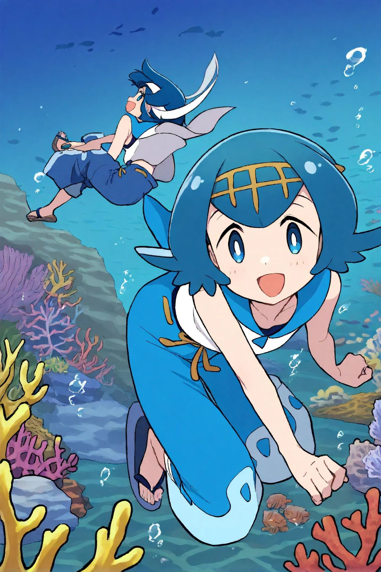 Three Girls,masterpiece,Highest quality,Official Art,Highly detailed CG Unity 8k wallpaper, comics,Fully naked body、Lift your leg and kick、Having sex、Nausicaä of the Valley of the Wind