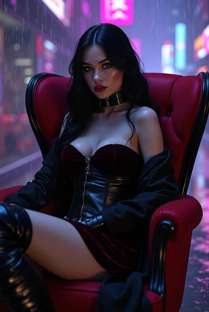 Masterpiece, high detail, The sexiest airline stewardess in the world., legs, (UHD, 8K Wallpaper, high resolution), cinematic lighting, physically based rendering, awarded, extremely detailed skin, Extra detailed face, ojos de high detail, sparkling eyes, blush, shy, blue lips, blue hair, blue skirt, white panties, Carl Zeiss 85 mm F/1.4, by Ellen von Unwerth