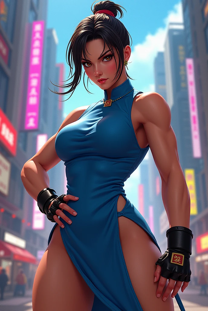(masterpiece, best quality:1.2), cowboy shot, solo, 1girl, korra, dark skin, dark-skinned female, smile, looking at viewer, crossed arms, ponytail, hair tubes, sleeveless, bare shoulders, (nsfw), pussy naked, breast naked, sex, sperm,