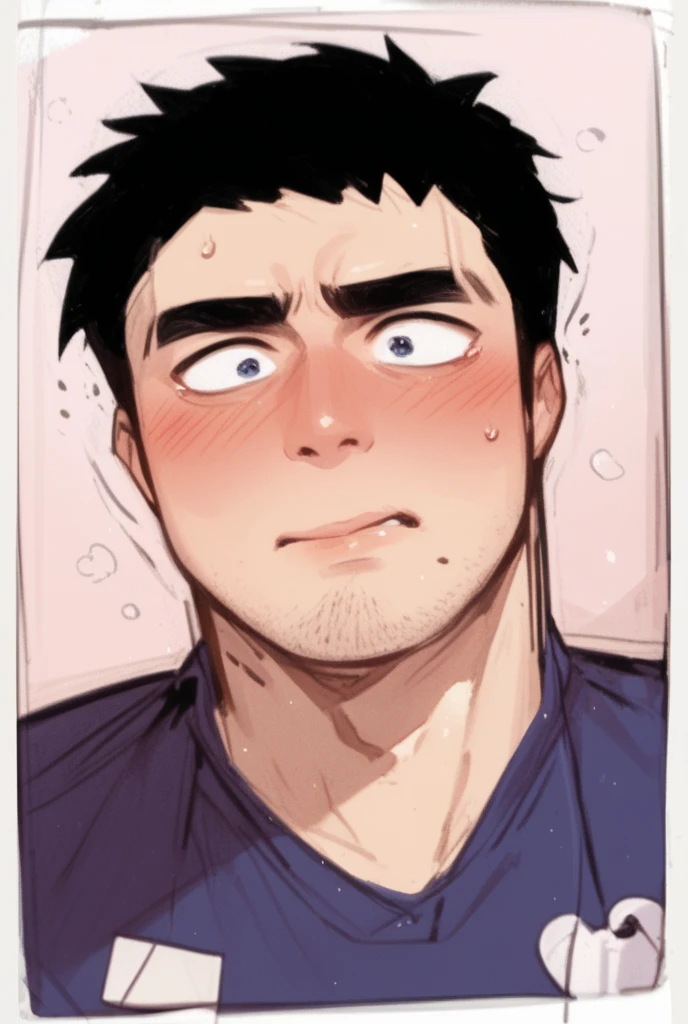 A boy that in very deep thinking