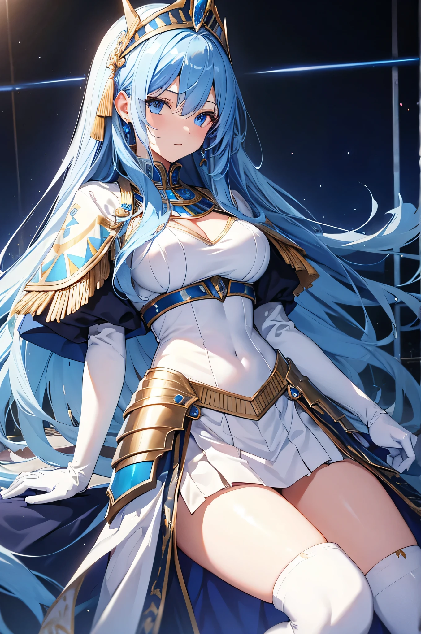 gran calidad ++ Extremely detailed high resolution, very aesthetic, ojos expresivos, (((Cara perfecta))), (((face symmetrical))), ((good anatomy)), (((manos perfectas))), (((8k))), UHD, Fondo de pantalla HD, (((alta calidra detallada, (((1girl))), ((((cuerpo completo)))), emblema de fuego, emblema de fuego Awakening, (((Lucina))), Lucina emblema de fuego awakening, ((((vestido sin tirantes de seda azul oscuro)))), ((((trimmed in silver thread with fine lace on the bodice fitted to the torso))), (((falda ancha con volantes en capas llegaba hasta los tobillos))),