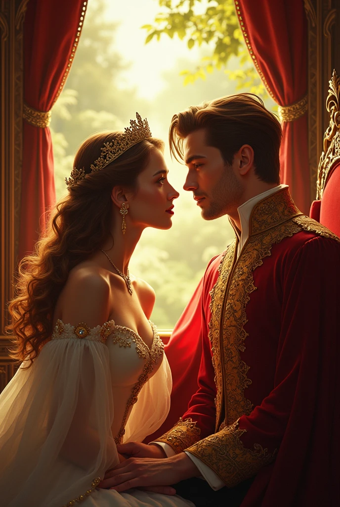 male servant and royal princess
